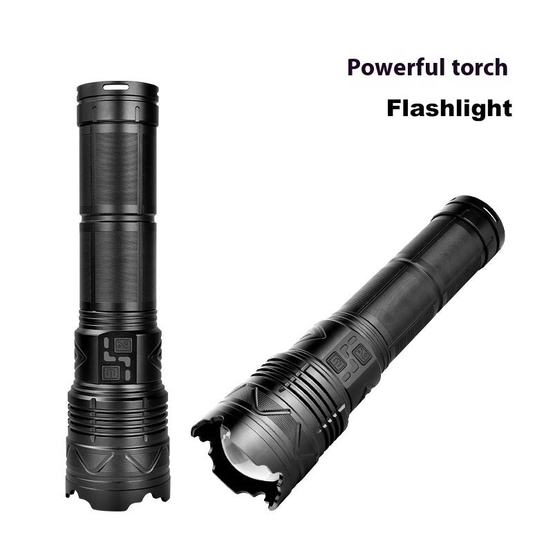 Outdoor Multifunctional Zoom High-Intensity Flashlight