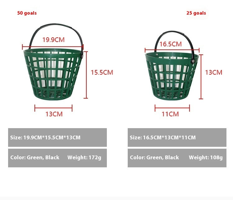 Golf Ball Picking Basket And Storage Frame