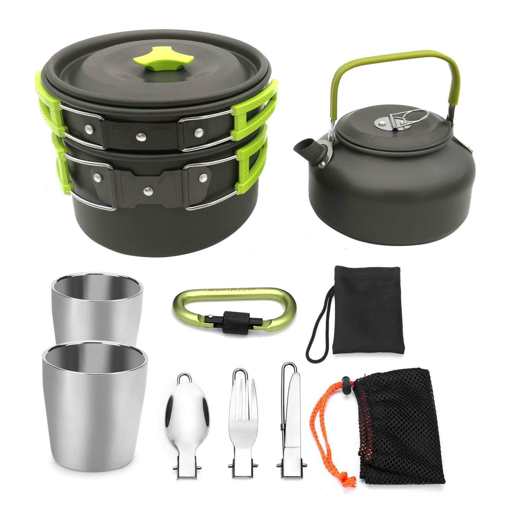 Outdoor Camping Cookware Set For Travel Hiking And Picnic