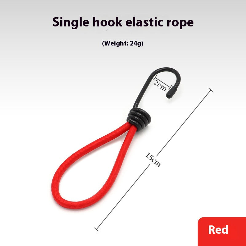 15cm Elastic Rope Buckle Outdoor Camping Tent Binding Strap