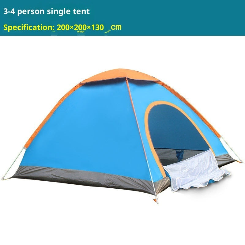 Automatic Double-Layer Single Door Outdoor Camping Tent
