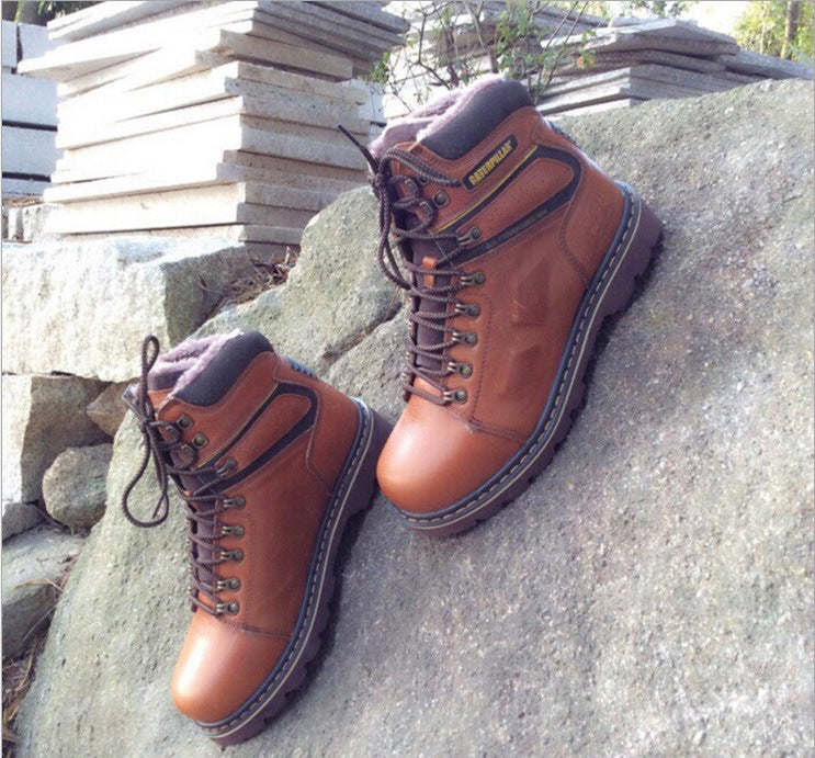 Men's Anti-Smash Protective Hiking Work Safety Shoes