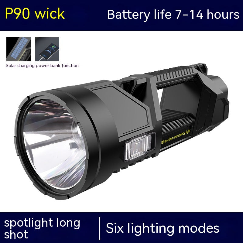 Rechargeable Bright Outdoor Strong Light Flashlight