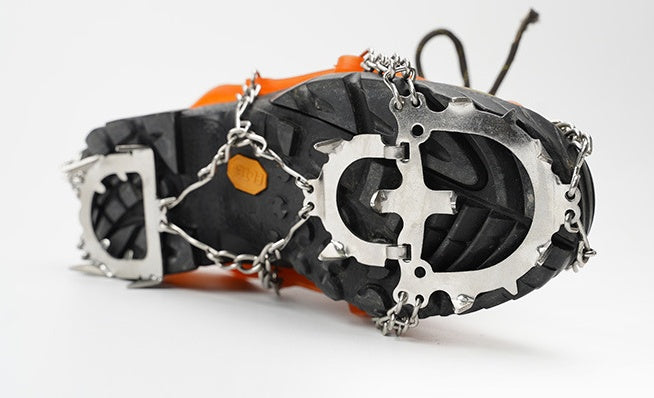 Non-Slip Snow Shoe Covers With Steel Nail Chain Grip
