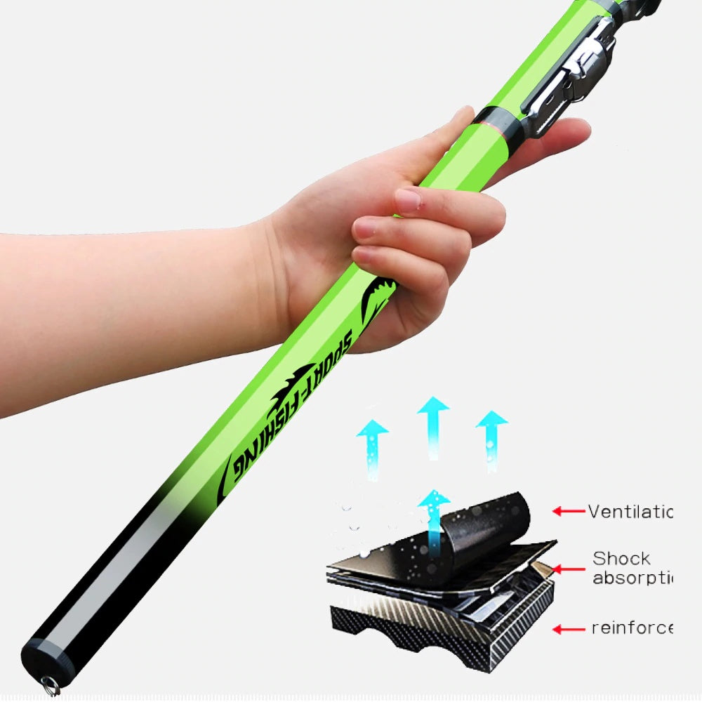 Telescopic Carbon Fiber Rock Fishing Rod For Sea Fishing