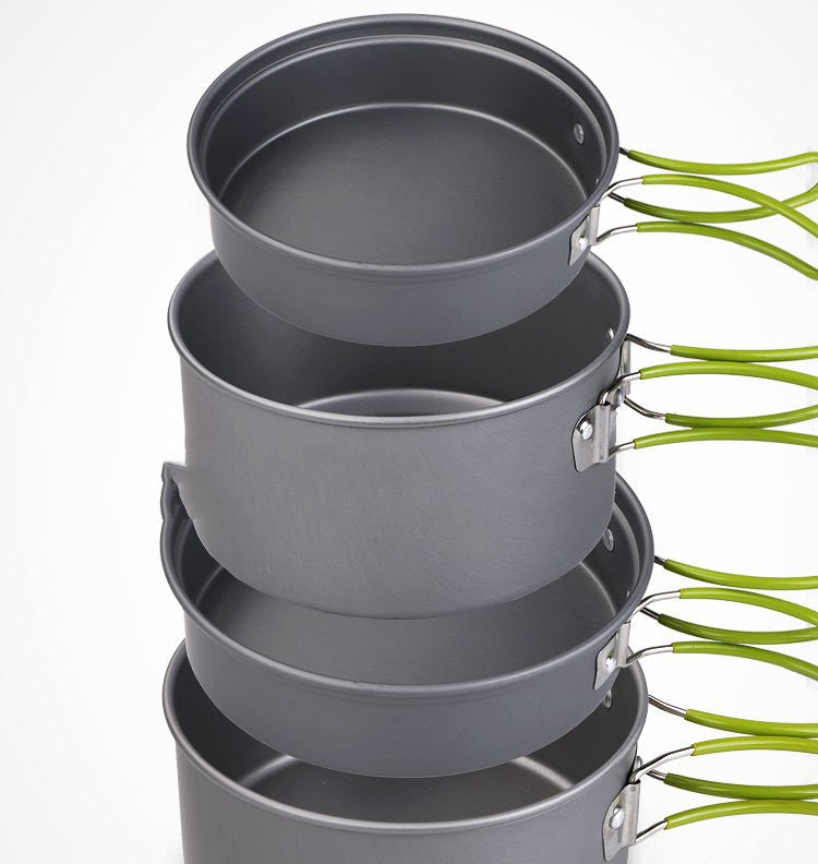 Aluminum Alloy Outdoor Camping Single Pot