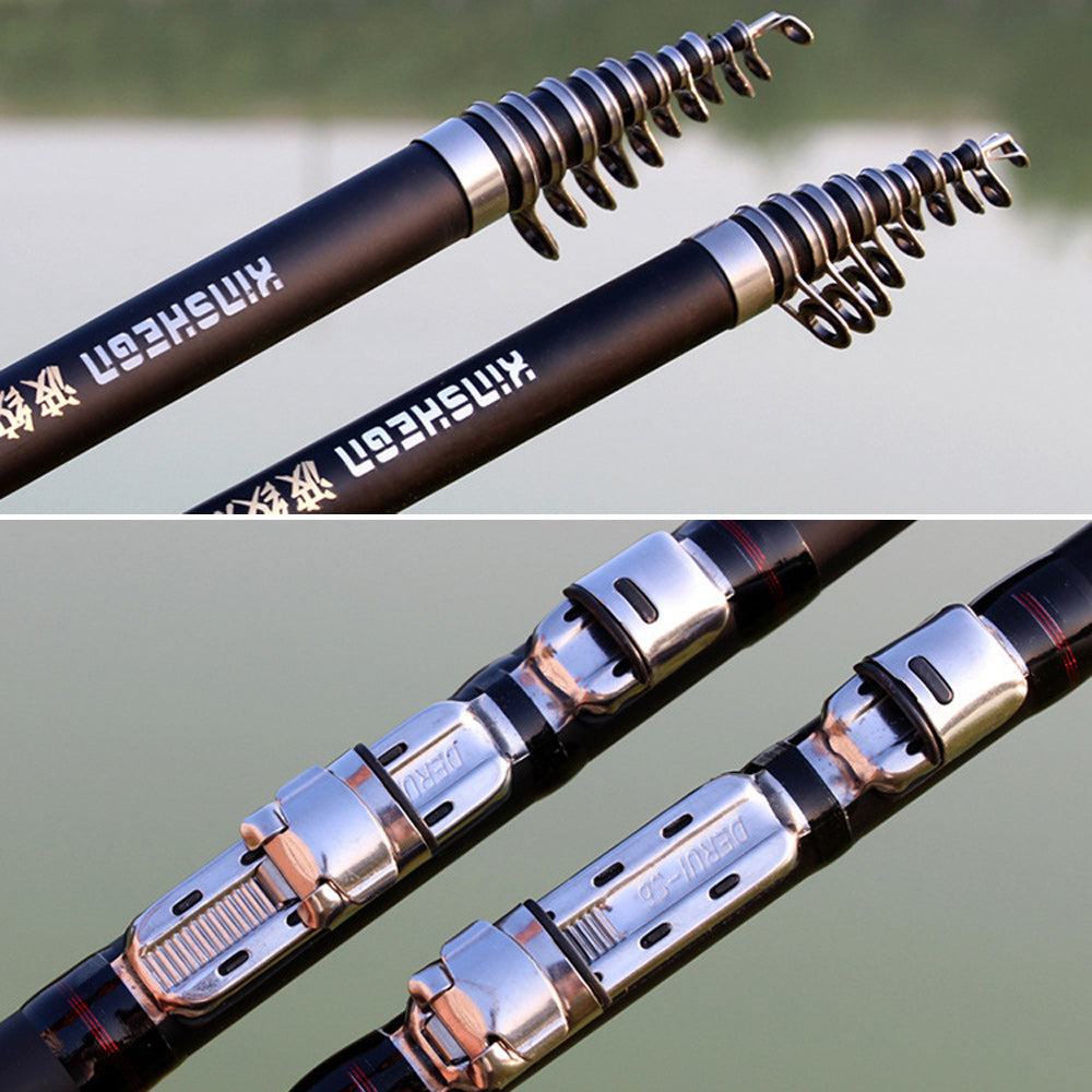 Light Hard Carbon Dual-Purpose Sea And Hand Fishing Rod Set