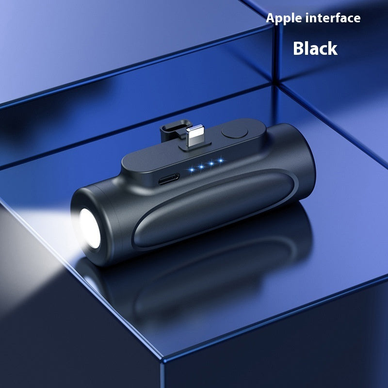 Creative Power Bank Flashlight With Bright LED Light