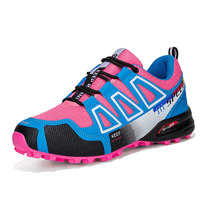 Breathable Large Size Front Lace-Up Hiking Shoes