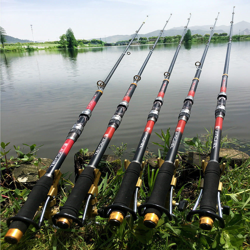 Super Hard Telescopic Carbon Fiber Sea Fishing Rod