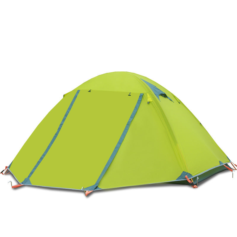 Outdoor Double-Layer Waterproof Aluminum Pole Camping Tent