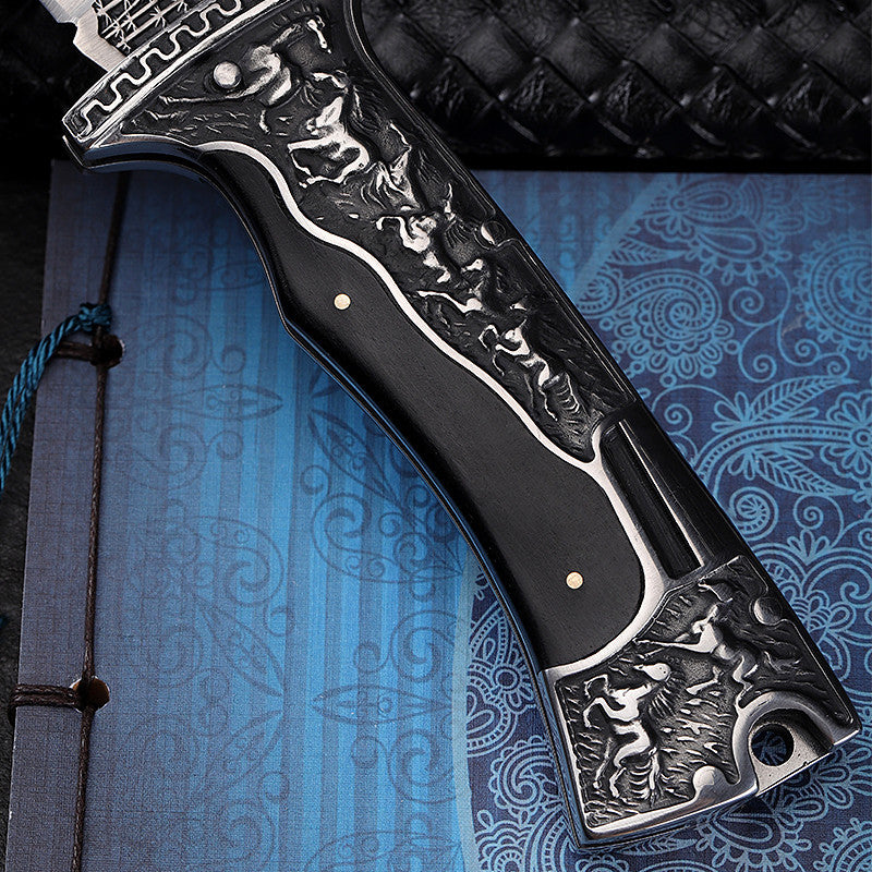 Wilderness Survival Folding Pocket Outdoor Knife