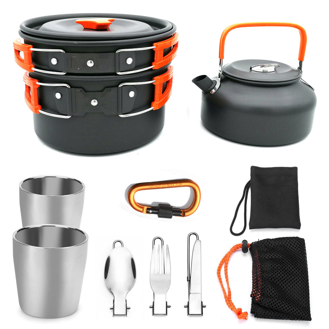 Outdoor Camping Cookware Set For Travel Hiking And Picnic