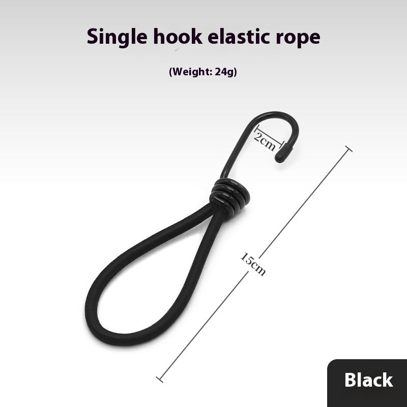15cm Elastic Rope Buckle Outdoor Camping Tent Binding Strap