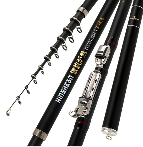 Light Hard Carbon Dual-Purpose Sea And Hand Fishing Rod Set