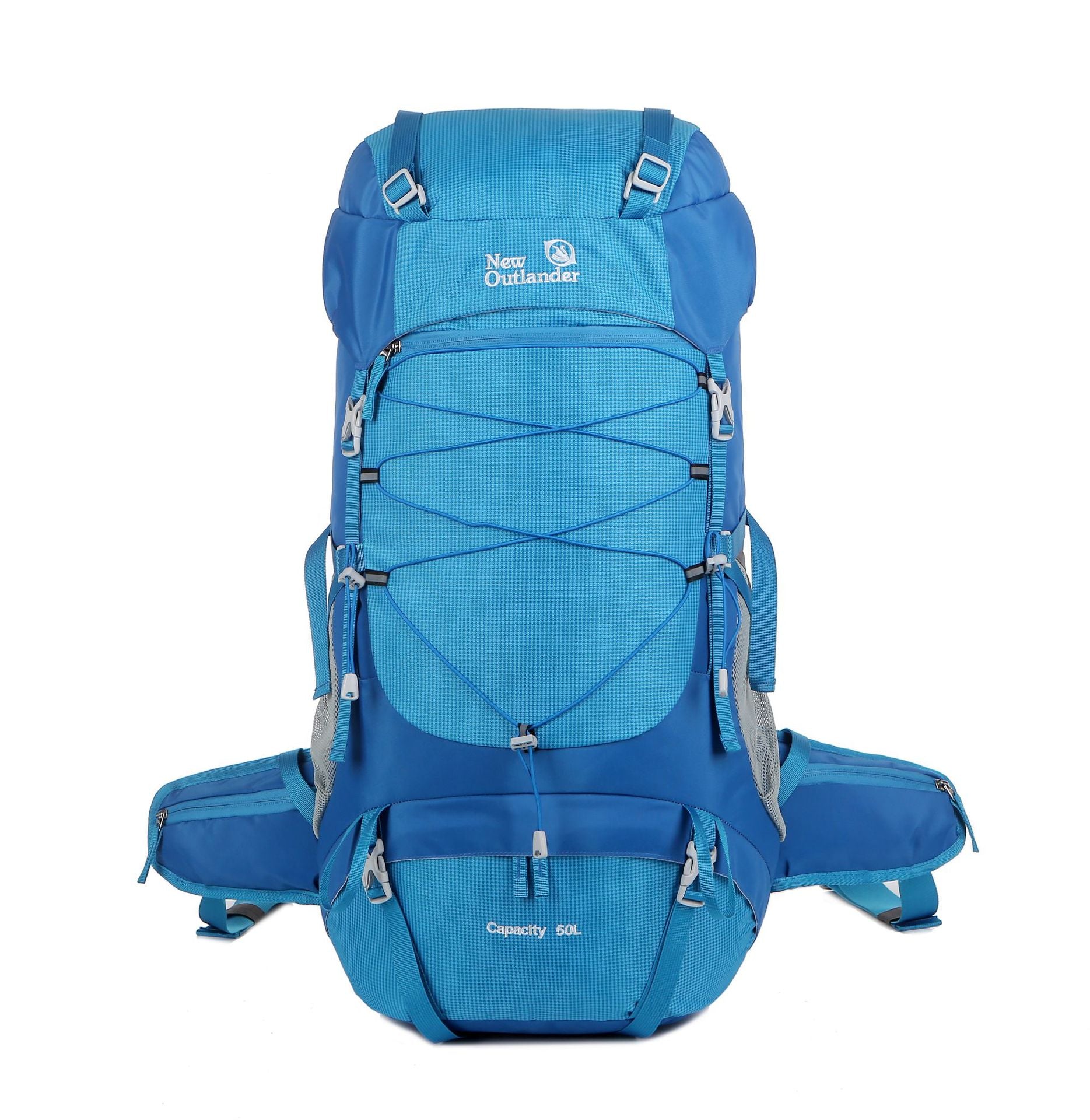 Large Capacity Nylon Outdoor Mountaineering Hiking Camping Backpack