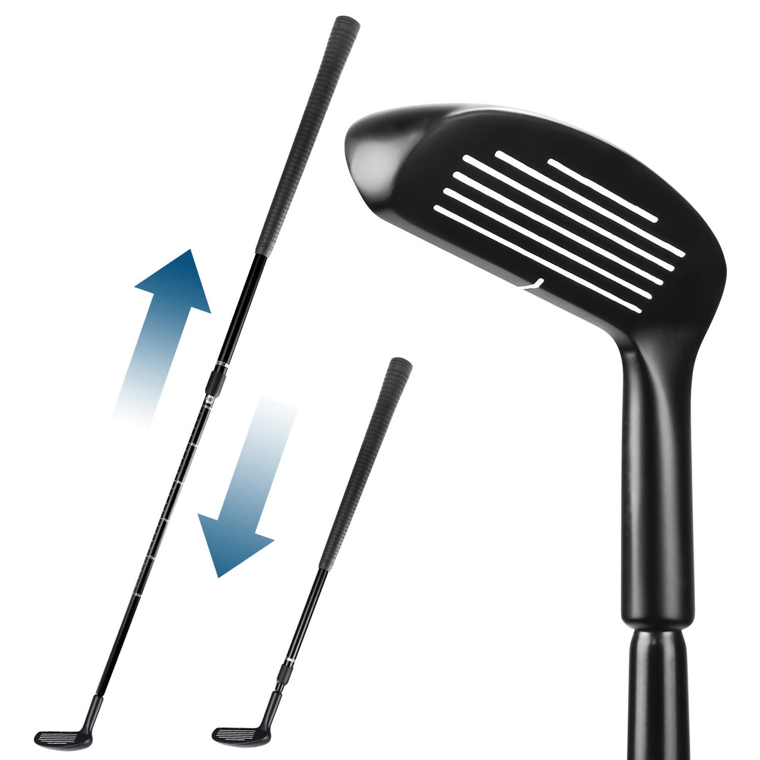 Double-Sided Zinc Alloy Telescopic Golf Club