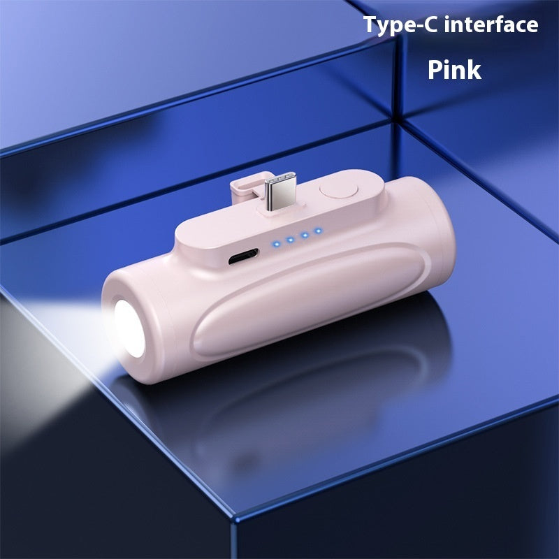 Creative Power Bank Flashlight With Bright LED Light