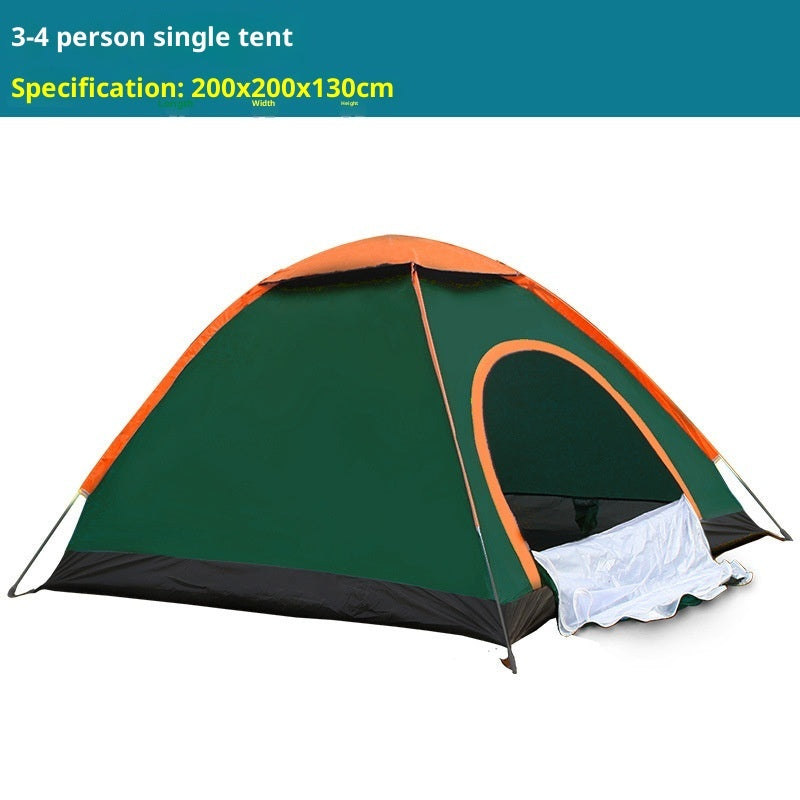 Automatic Double-Layer Single Door Outdoor Camping Tent