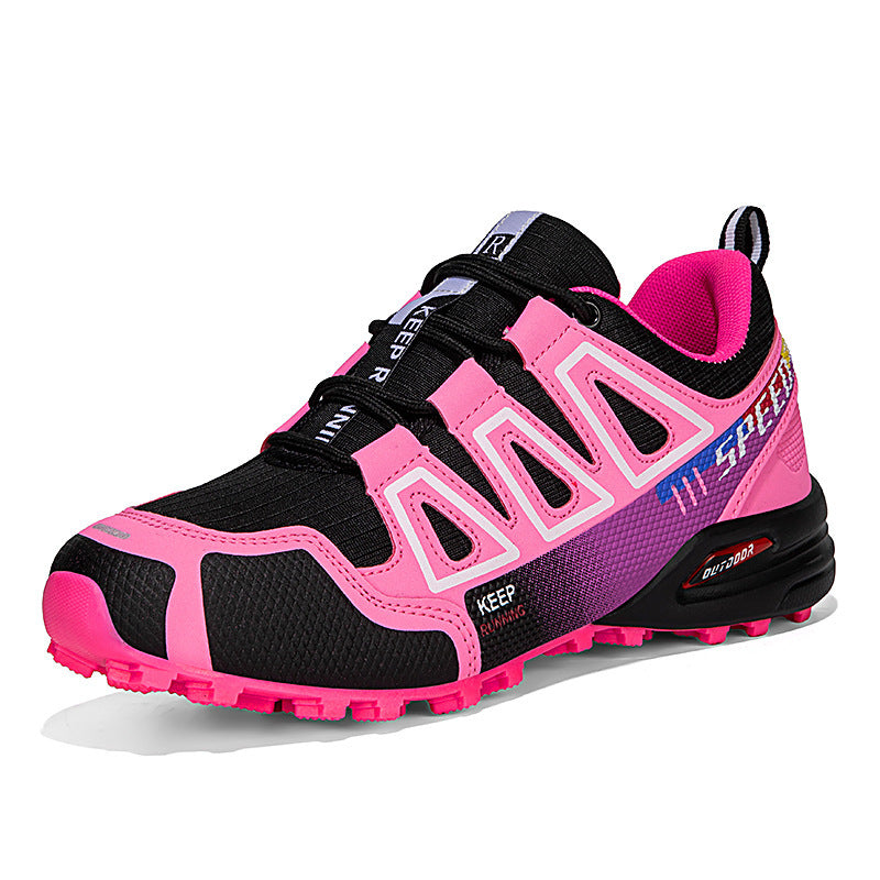 Breathable Large Size Front Lace-Up Hiking Shoes
