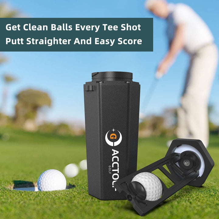 Portable Golf Ball Washer And Cleaning Machine With Golf Bag Accessories