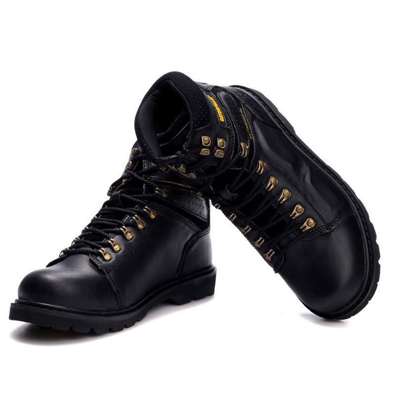 Men's Anti-Smash Protective Hiking Work Safety Shoes