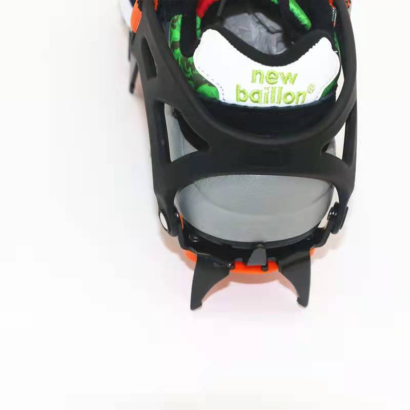 12-Tooth Non-Slip Mountaineering Crampons Shoe Covers With Straps