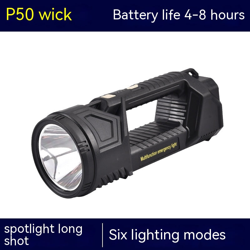 Rechargeable Bright Outdoor Strong Light Flashlight