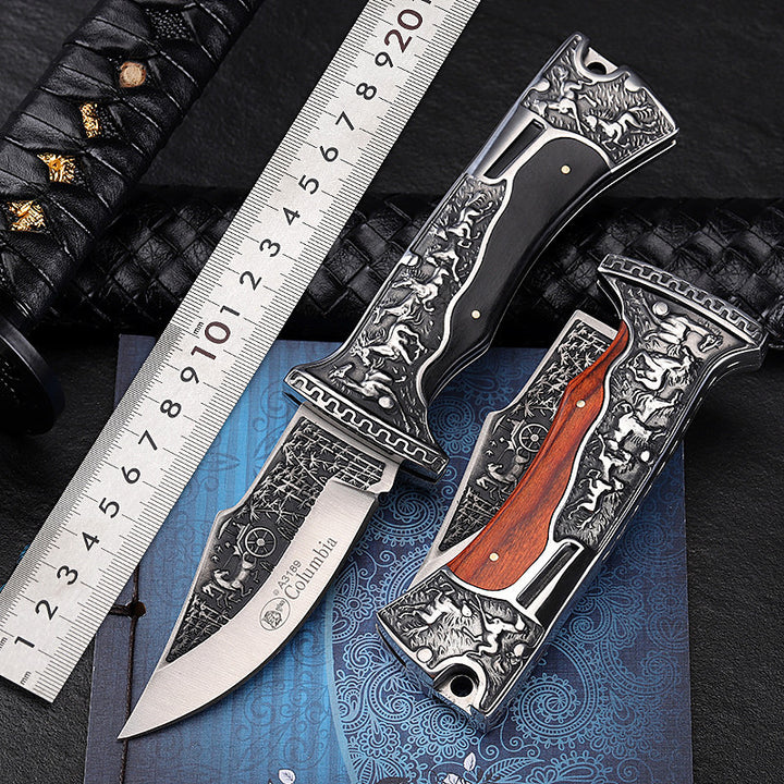 Wilderness Survival Folding Pocket Outdoor Knife