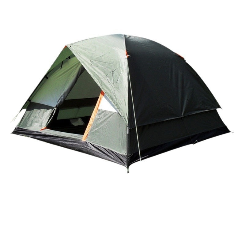 Rainproof Double-Layer Aluminum Pole Camping Tent For Family Travel