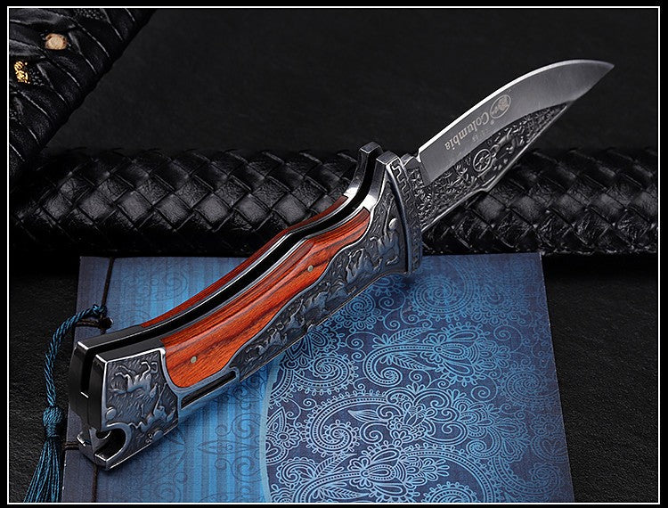 Wilderness Survival Folding Pocket Outdoor Knife