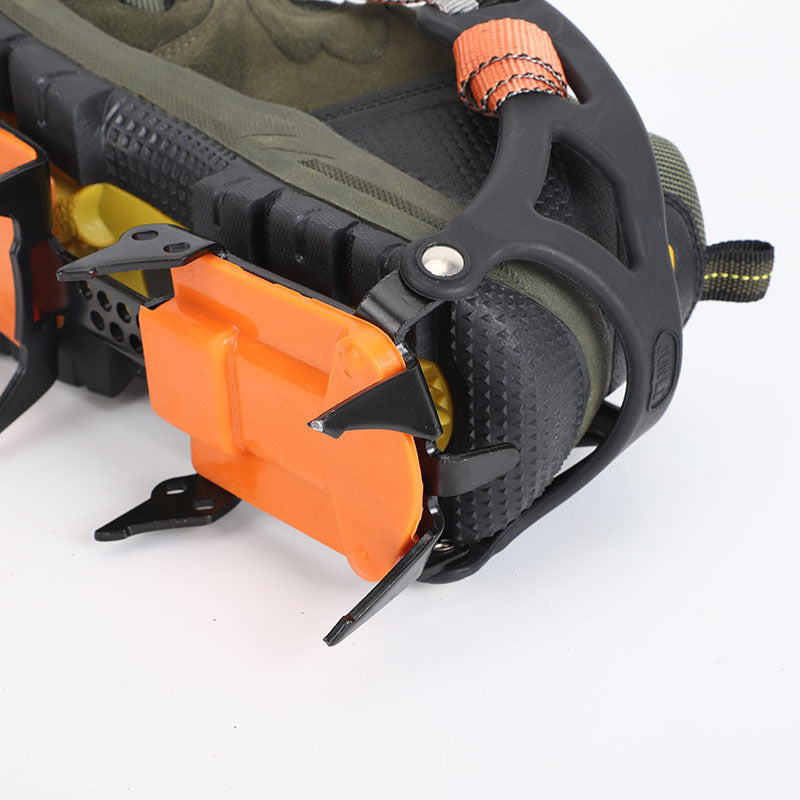 Twelve-Tooth Professional Snow Mountain Climbing Crampons Non-Slip Shoe Cover