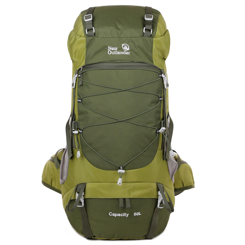 Large Capacity Nylon Outdoor Mountaineering Hiking Camping Backpack