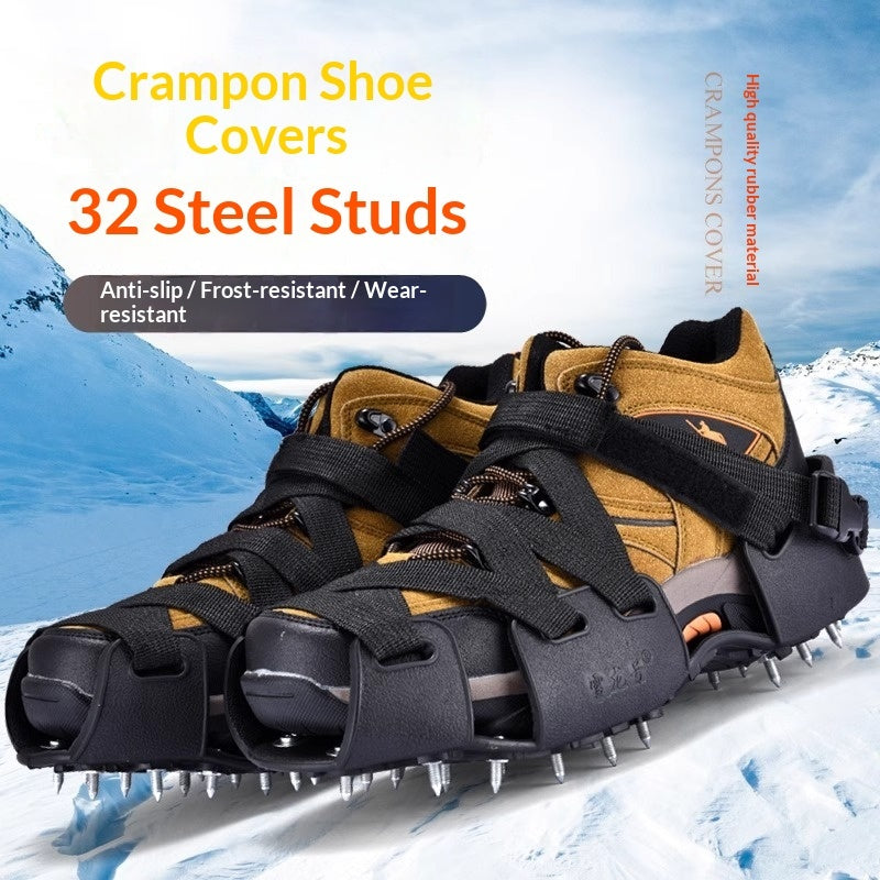 Professional Non-Slip Crampons With Anti-Skid Studs For Ice And Snow Climbing
