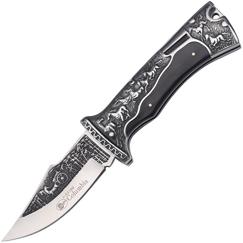 Wilderness Survival Folding Pocket Outdoor Knife