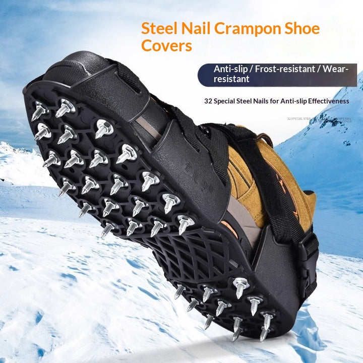 Professional Non-Slip Crampons With Anti-Skid Studs For Ice And Snow Climbing