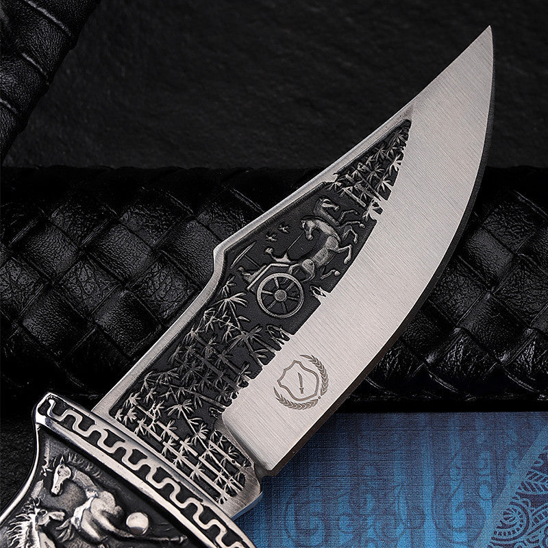 Wilderness Survival Folding Pocket Outdoor Knife