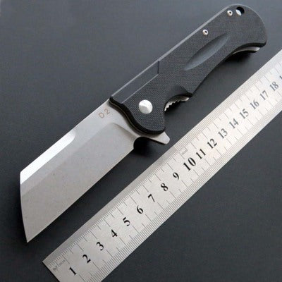 Stainless Steel Handle Folding Knife For Outdoor Camping And Hunting
