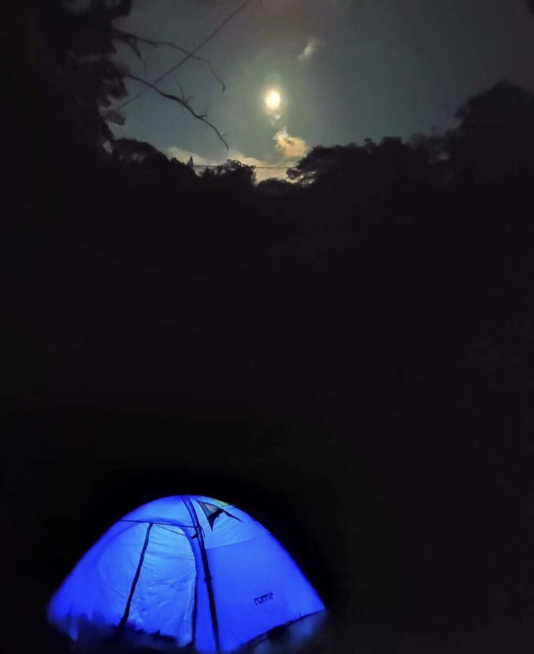 Outdoor Double-Layer Waterproof Aluminum Pole Camping Tent