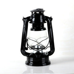 Retro Iron Kerosene-Style Portable Camping Lantern For Tent Use