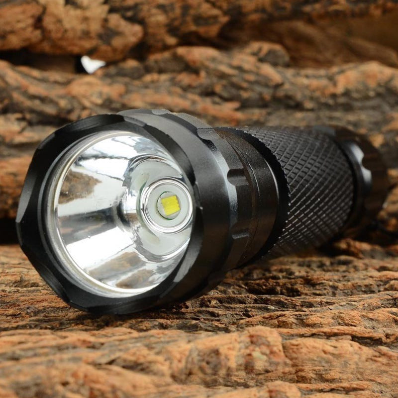 High-Power Long-Range Rechargeable LED Outdoor Flashlight