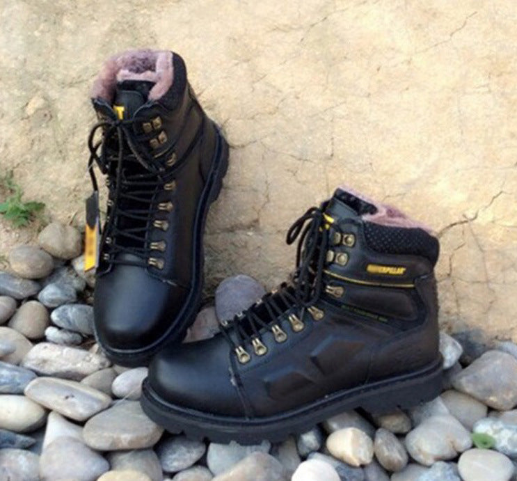 Men's Anti-Smash Protective Hiking Work Safety Shoes
