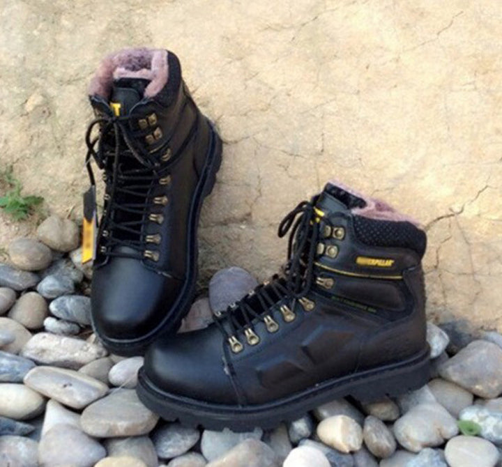 Men's Anti-Smash Protective Hiking Work Safety Shoes