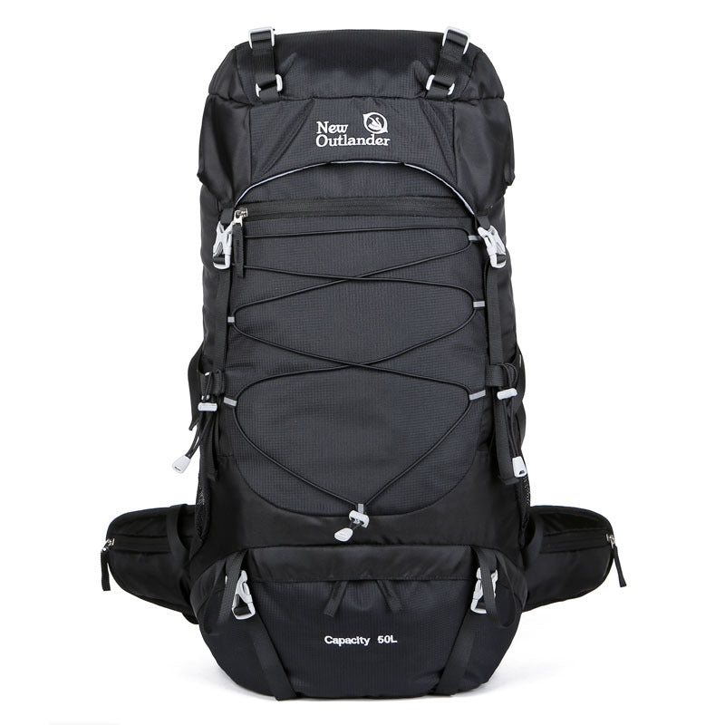 Large Capacity Nylon Outdoor Mountaineering Hiking Camping Backpack