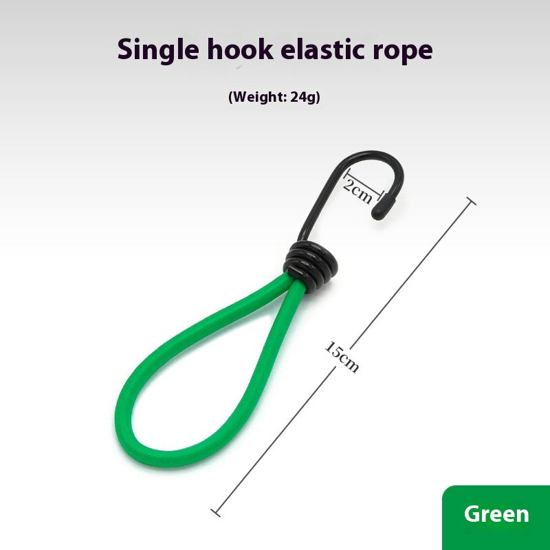 15cm Elastic Rope Buckle Outdoor Camping Tent Binding Strap