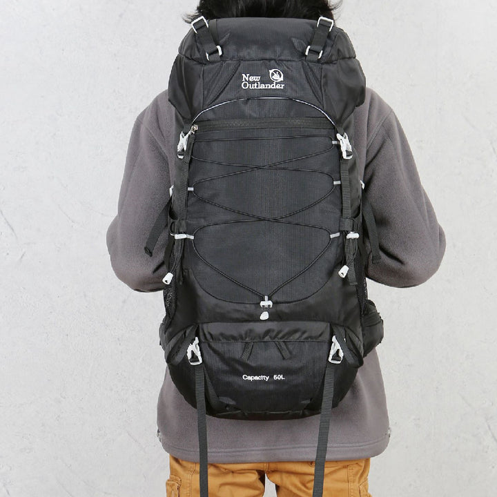 Large Capacity Nylon Outdoor Mountaineering Hiking Camping Backpack