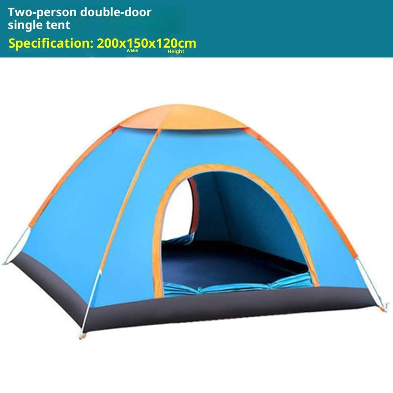 Automatic Double-Layer Single Door Outdoor Camping Tent