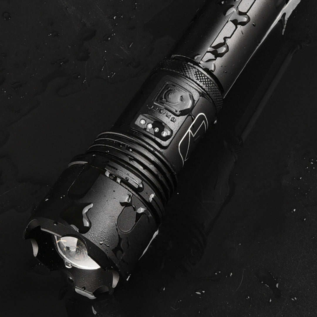 Rechargeable High Power Focusable Outdoor Flashlight