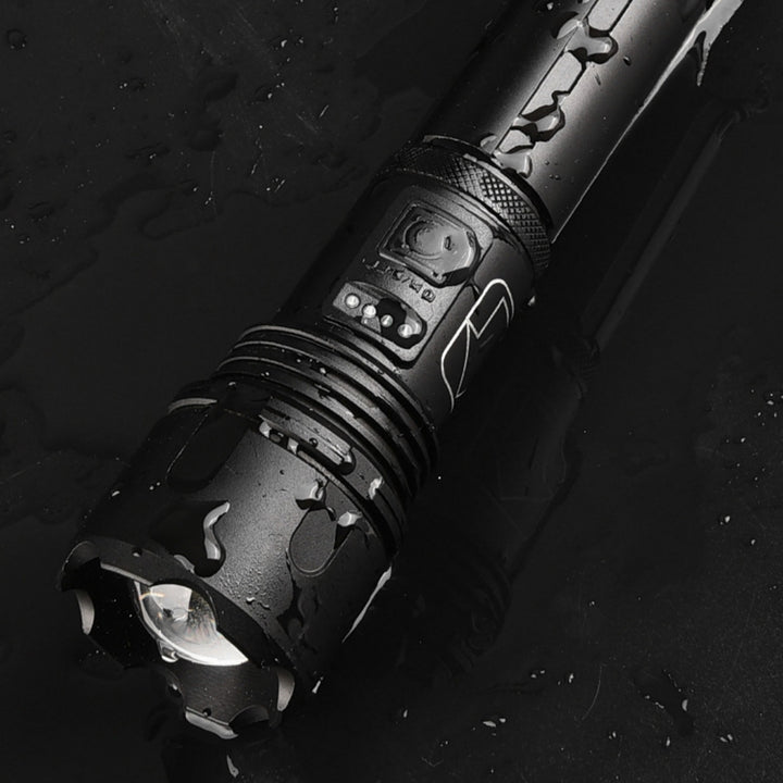 Rechargeable High Power Focusable Outdoor Flashlight
