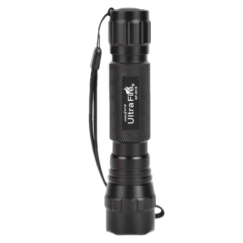 High-Power Long-Range Rechargeable LED Outdoor Flashlight
